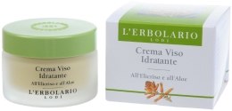 Krem nawilżający do twarzy Kocanki i aloes - L'Erbolario Crema Viso Idratante all'Elicriso e all' Aloe — Zdjęcie N1