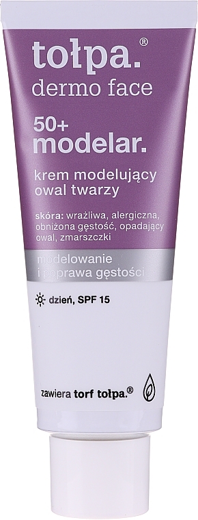 PRZECENA! Krem modelujący owal twarzy - Tołpa Dermo Face Modelar 50+ Cream SPF15 * — Zdjęcie N1