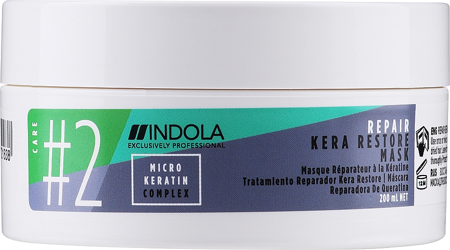 Keratynowa maska do włosów - Indola Innova Kera Restore Mask — Zdjęcie N1