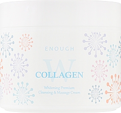 Rozjaśniający kolagenowy krem do masażu ciała - Enough W Collagen Whitening Premium Cleansing & Massage Cream — Zdjęcie N2