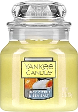 Świeca zapachowa w słoiku Soczyste cytrusy i sól morska - Yankee Candle Juicy Citrus & Sea Salt — Zdjęcie N1