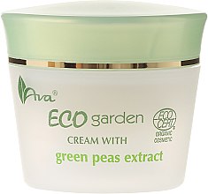 Certyfikowany organiczny krem z ekstraktem z zielonego groszku 50+ - AVA Laboratorium Eco Garden — Zdjęcie N2