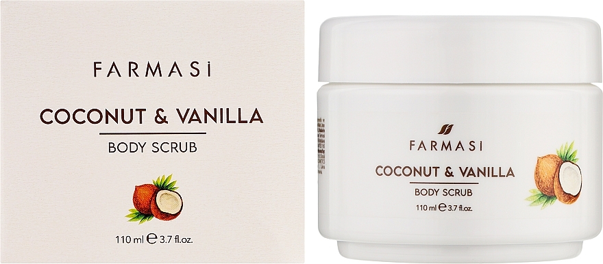 Scrub do ciała Kokos i wanilia - Farmasi Coconut & Vanilla Body Scrub — Zdjęcie N2