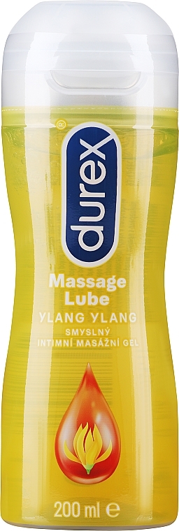 Intymny żel do masażu 2w1 Ylang-Ylang, 200 ml. - Durex Play Massage 2 in 1 Sensual