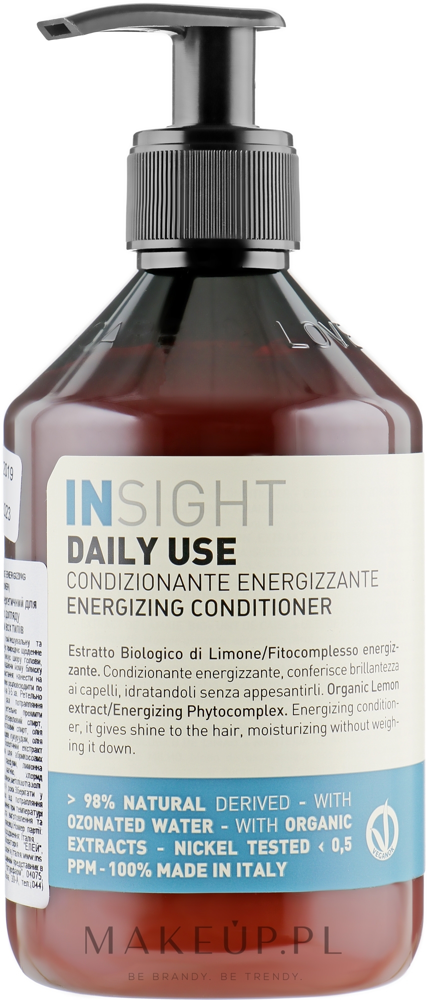 Energetyzująca odżywka do codziennej pielęgnacji włosów - Insight Daily Use Energizing Conditioner — Zdjęcie 400 ml