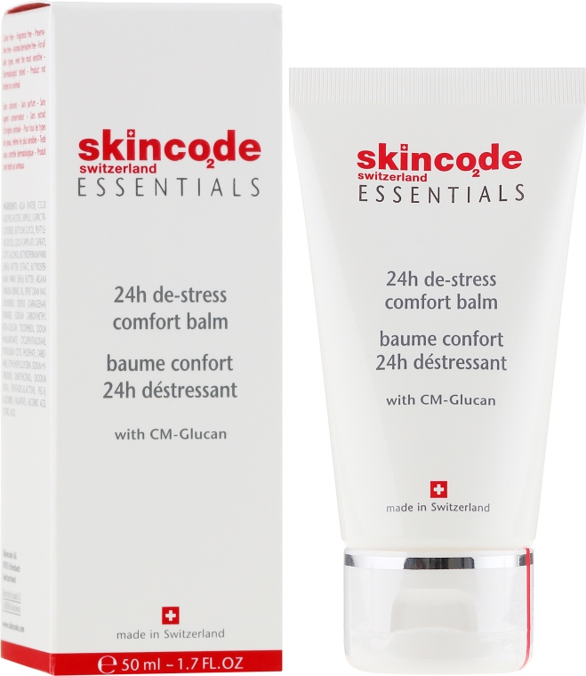 Antystresowy balsam natychmiastowego działania - Skincode Essentials 24h De-stress Comfort Balm — Zdjęcie N1
