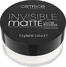 Sypki puder do twarzy - Catrice Invisible Matte Loose Powder — Zdjęcie N1