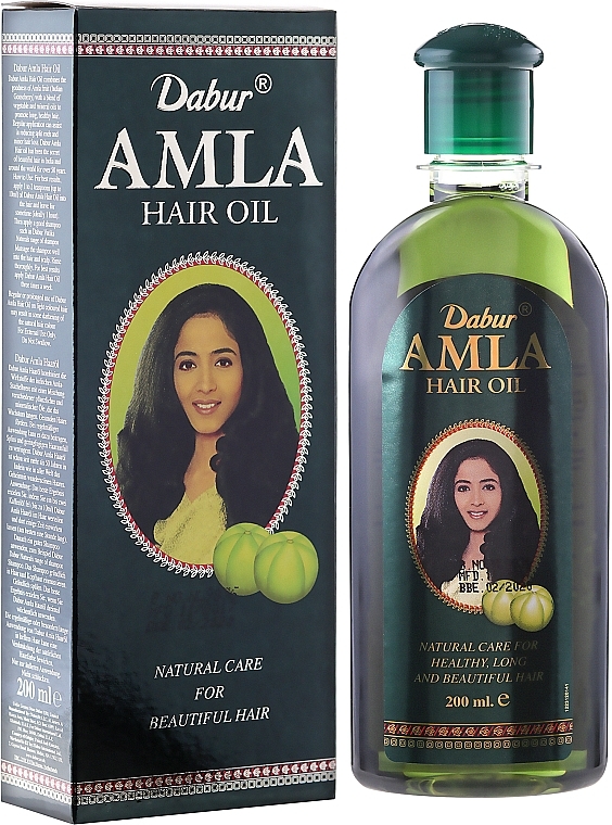 PRZECENA! Olejek do włosów - Dabur Amla Hair Oil * — Zdjęcie N2