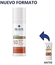 Przeciwzmarszczkowy krem przeciwsłoneczny do twarzy SPF 50 - Rilastil Sun System Age Repair SPF50+ Crema Solare Viso — Zdjęcie N3