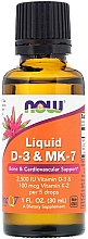 Kup Płynna witamina D3 i MK-7 - Now Foods Liquid D-3 & MK-7