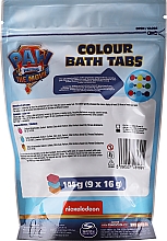 Kolorowe tabletki musujące do kąpieli - Nickelodeon Paw Patrol Movie Colour Bath Tabs — Zdjęcie N2