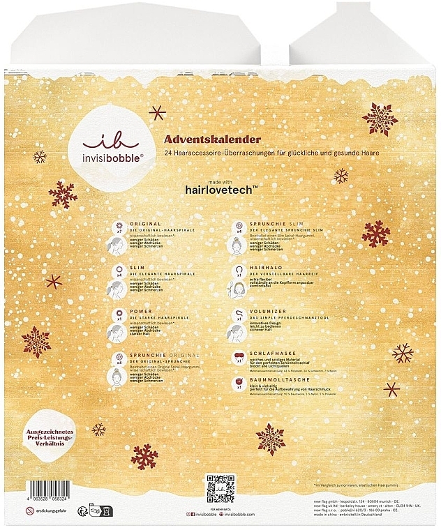 Kalendarz adwentowy - Invisibobble Advent Calendar Coming Home for Christmas — Zdjęcie N2