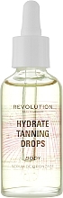 Krople samoopalające do ciała - Revolution Beauty Hydrate Tanning Drops Body — Zdjęcie N1
