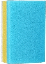 Prostokątna gąbka, biało-żółto-niebieska - Ewimark — Zdjęcie N1