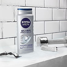 Ochronny żel pod prysznic dla mężczyzn - NIVEA MEN Silver Protect Shower Gel — Zdjęcie N2