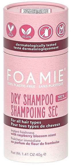 Suchy szampon do wszystkich rodzajów włosów - Foamie Berry Fresh Dry Shampoo — Zdjęcie N1