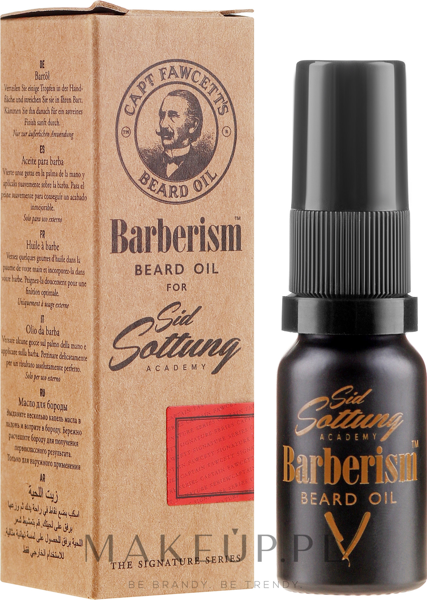 Olejek do brody - Captain Fawcett Barberism Sid Sottung Beard Oil — Zdjęcie 10 ml