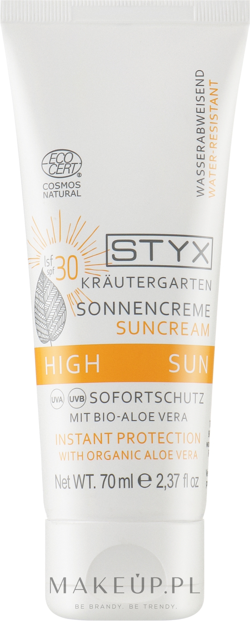 Krem przeciwsłoneczny do twarzy SPF 50 - Styx Naturcosmetic Sun Cream SPF 30 — Zdjęcie 70 ml