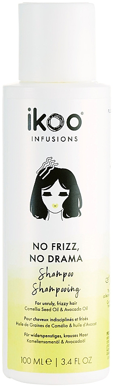 Szampon do włosów puszących się - Ikoo Infusions No Frizz, No Drama Shampoo — Zdjęcie N1