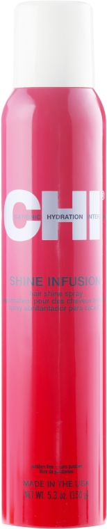 Nabłyszczacz i odżywka 2 w 1 do włosów zniszczonych - CHI Shine Infusion Thermal Polishing Spray