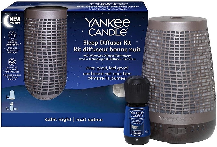 PRZECENA! Dyfuzor zapachowy - Yankee Candle Sleep Diffuser Calm Night * — Zdjęcie N1