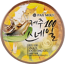 Kojący żel z filtratem śluzu ślimaka - Pax Moly Jeju Snail Soothing Gel — Zdjęcie N1