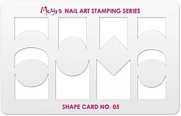 Kup Szablon do stemplowania №5 - Moyra Shape Card