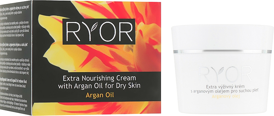 Odżywczy krem z olejem arganowym do skóry suchej - Ryor Argan Oil Extra-nourishing Cream For Dry Skin — Zdjęcie N1