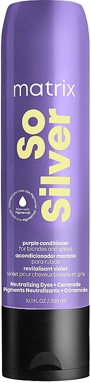 Odżywka do włosów Neutralizacja żółtych tonów - Matrix Total Results So Silver Purple Conditioner — Zdjęcie N1