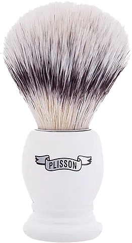 Pędzel do golenia, biała - Plisson Essential Shaving Brush  — Zdjęcie N1