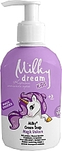 Kremowe mydło Magiczny Jednorożec - Milky Dream Kids — Zdjęcie N1