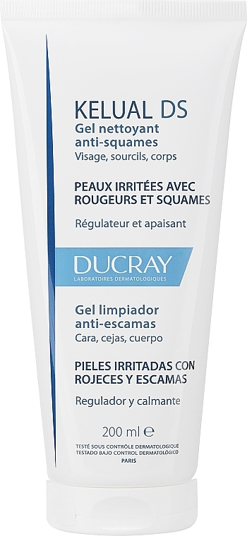 Żel oczyszczający - Ducray Kelual DS Anti-Scales Cleansing Gel  — Zdjęcie N1