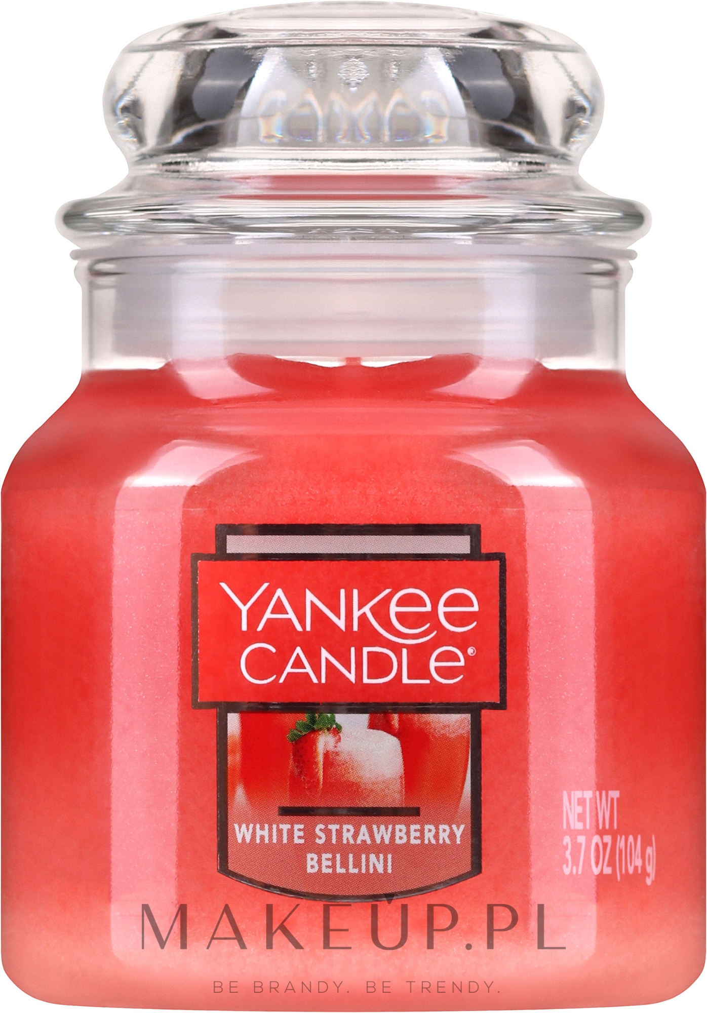 Świeca zapachowa Białe truskawkowe bellini - Yankee Candle White Strawberry Bellini — Zdjęcie 104 g