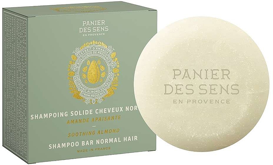Szampon w kostce Migdał - Panier Des Sens Shampoo Bar Soothing Almond — Zdjęcie N1