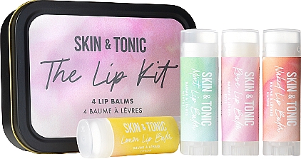Kit - Skin&Tonic The Lip Kit (lip/balm/4x4,3g) — Zdjęcie N1