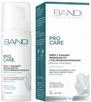 Krem do twarzy z kwasem migdałowym i poliglidrokwasami - Bandi Professional Pro Care Face Cream  — Zdjęcie 50 ml