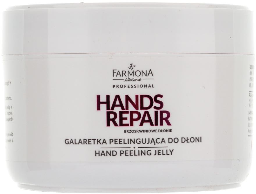 Galaretka peelingująca - Farmona Professional Hands Repair Brzoskwiniowe dłonie — Zdjęcie N1