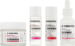 Zestaw - MEDIPEEL Glutathione Multi Care Kit (toner/30ml + emulsion/30ml + ser/30ml + cr/50g) — Zdjęcie N2