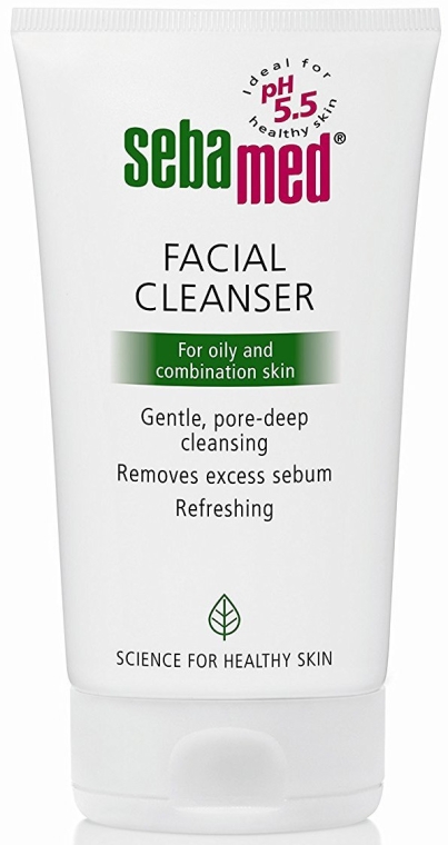 Żel myjący do skóry tłustej i mieszanej - Sebamed Facial Cleanser For Oily And Combination Skin
