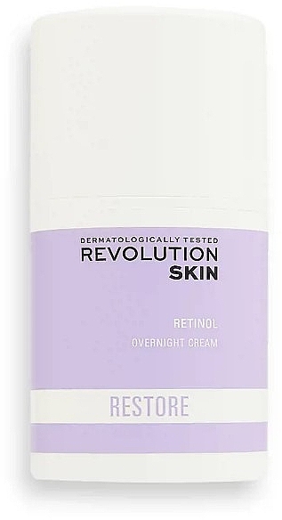 Krem do twarzy na noc z retinolem - Revolution Skinc Retinol Overnight Cream