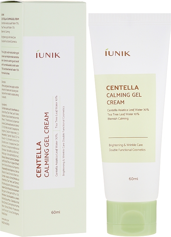 PRZECENA! Kojący żel-krem z wąkrotą - IUNIK Centella Calming Gel Cream * — Zdjęcie N3