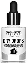 Szybkoschnący lakier do paznokci - Salerm Beauty Line Dry Drops Ultra-Fast Nail Polish Dryer — Zdjęcie N1