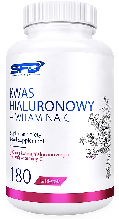 Suplement diety Kwas hialuronowy + Witamina C - SFD Nutrition — Zdjęcie N1