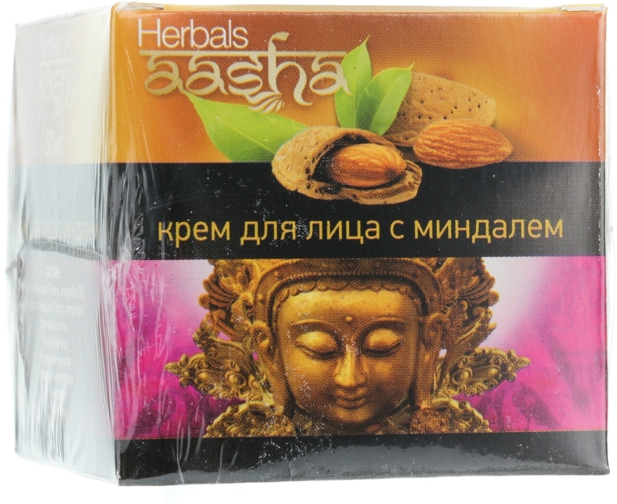 Krem do twarzy z migdałem - Aasha Herbals Cream