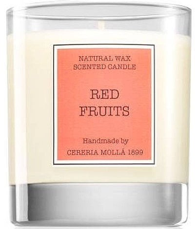 Świeca zapachowa Czerwone owoce - Cereria Molla Natural Wax Scented Candle Red Fruits — Zdjęcie N1