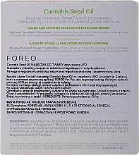 Kojąca maseczka do twarzy z olejem konopnym - Foreo UFO Cannabis Seed Oil Mask — Zdjęcie N2