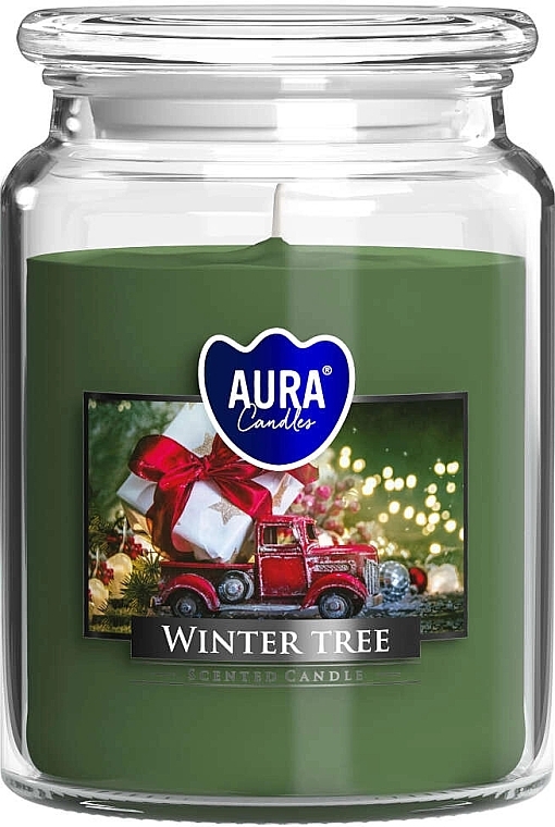 Świeca zapachowa w słoiku Winter Tree - Bispol Aura Scented Candle Winter Tree — Zdjęcie N2