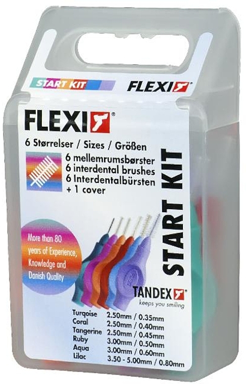 Zestaw szczoteczek międzyzębowych - Tandex Flexi Start Kit Mix — Zdjęcie N1