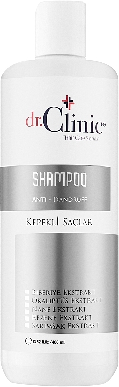 Naturalny szampon przeciwłupieżowy - Dr. Clinic Anti-Dandruff Shampoo — Zdjęcie N1