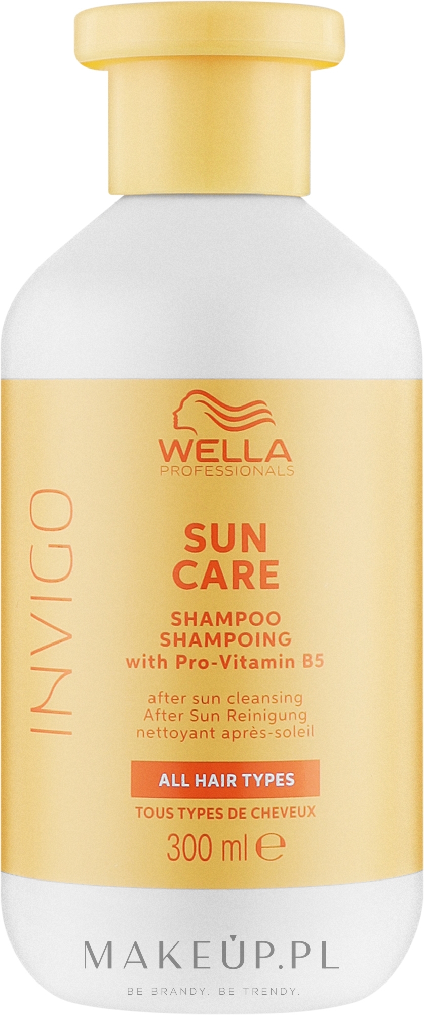 Nawilżający szampon do włosów po opalaniu - Wella Professionals Invigo Sun After Sun Cleansing Shampoo — Zdjęcie 300 ml